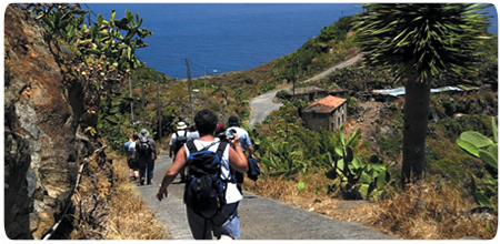 El Time wanderung nach Tazacorte