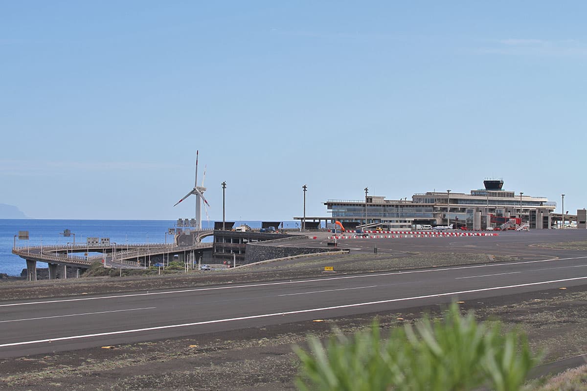 La Palma Airport on the east coast