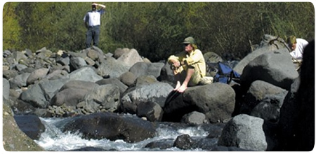 Der Caldera de Taburiente, nach los Brecitos