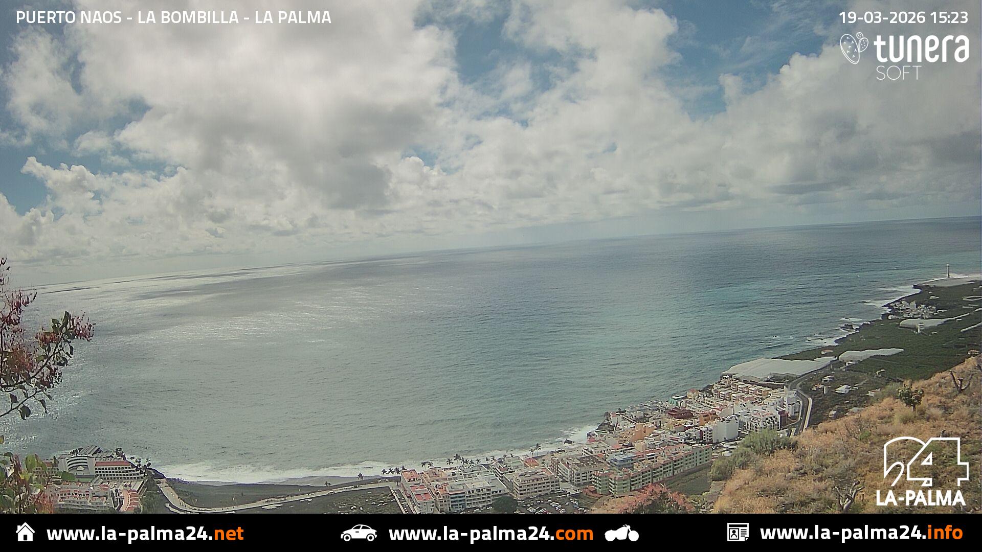 Webcam Puerto Naos - Bombilla view
