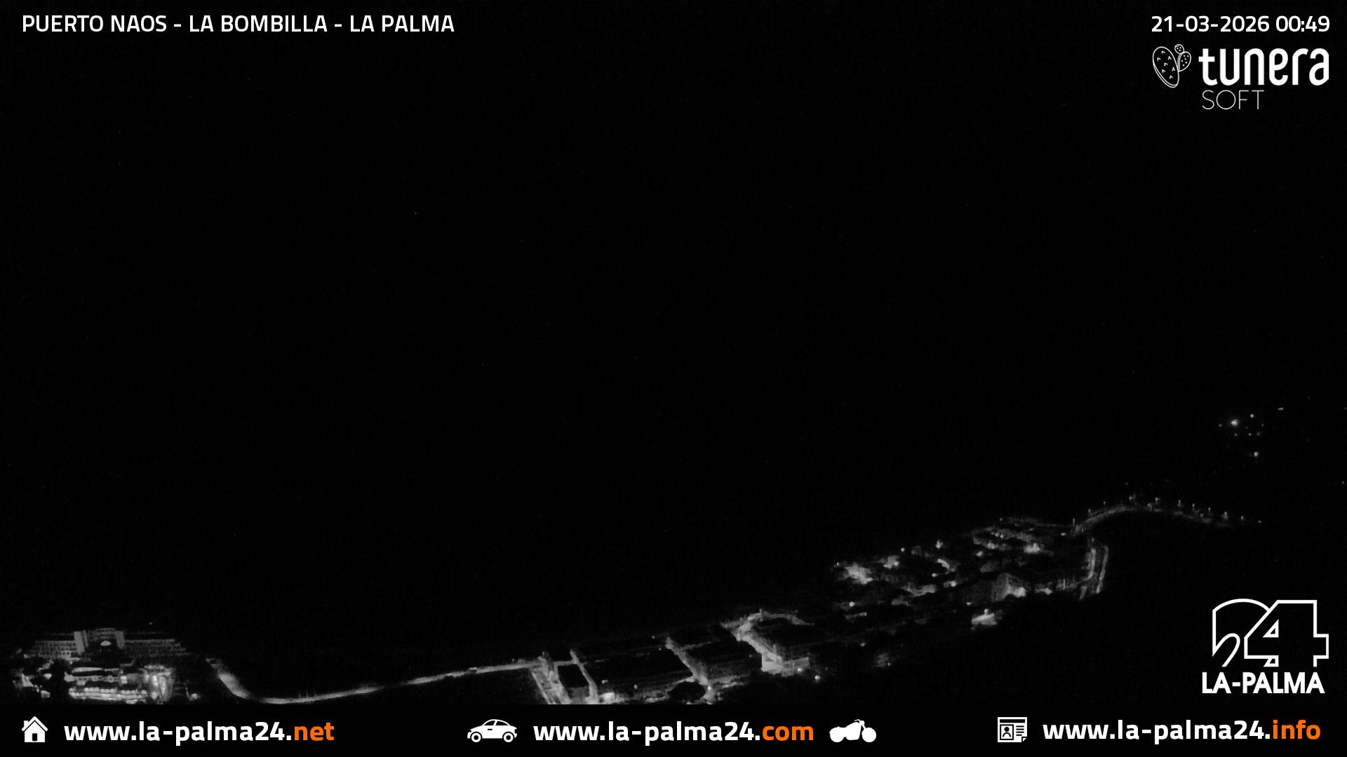 Webcam Puerto Naos - Bombilla view