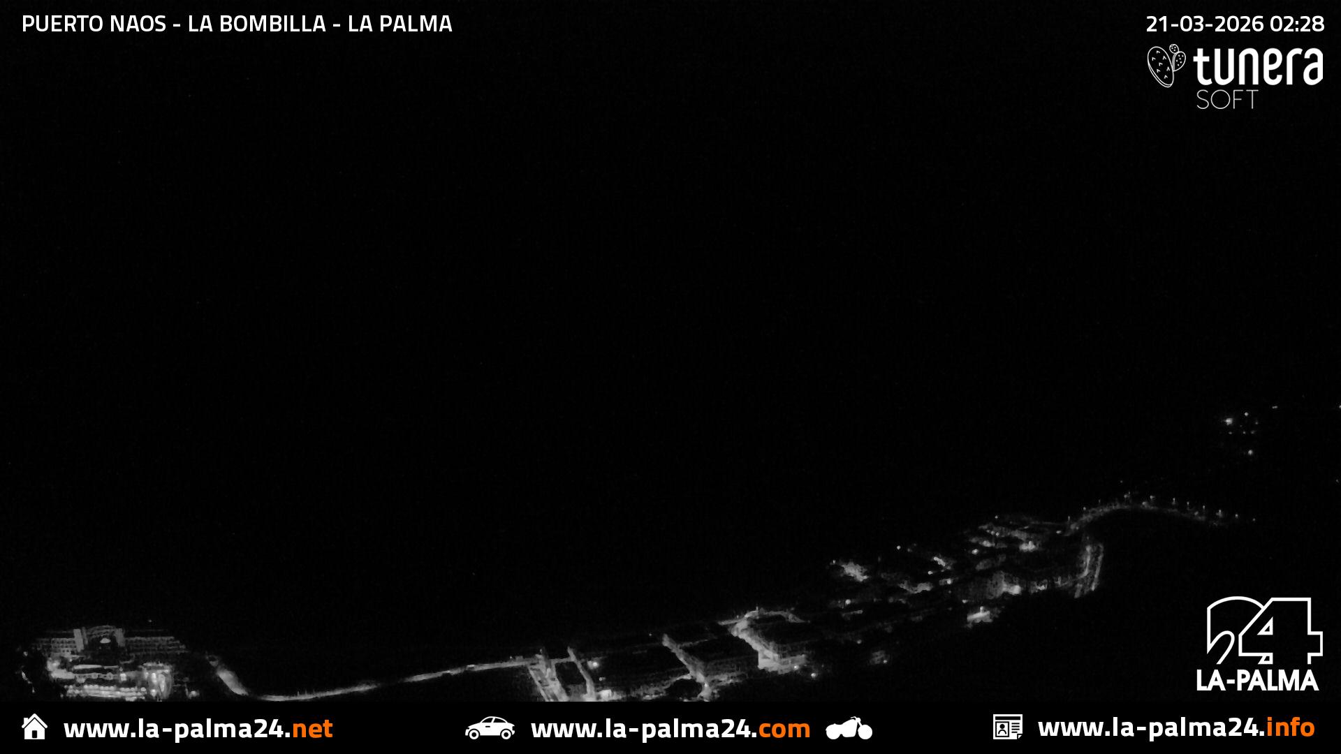 Webcam Puerto Naos - Bombilla view