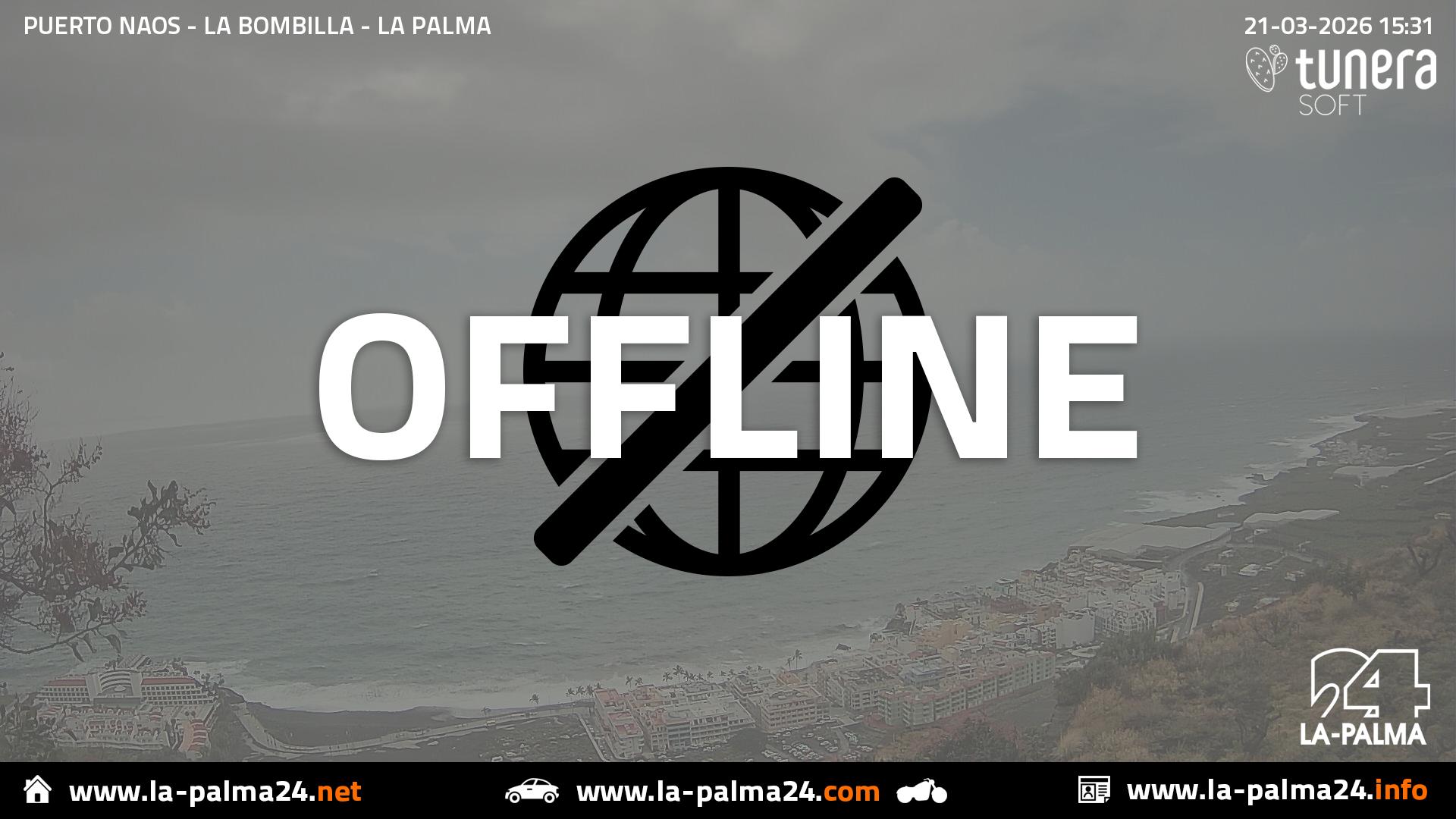 Webcam Puerto Naos - Bombilla view