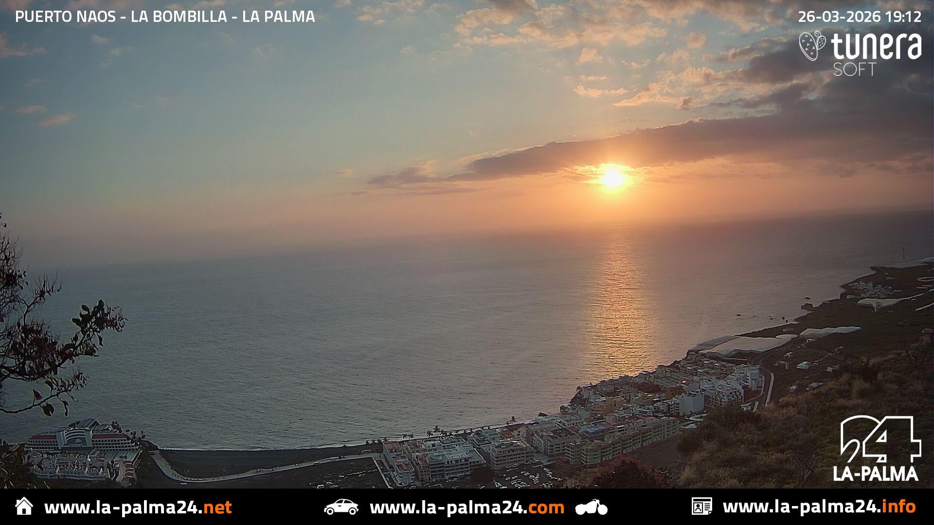 Puerto naos - Bombilla Webcam Live