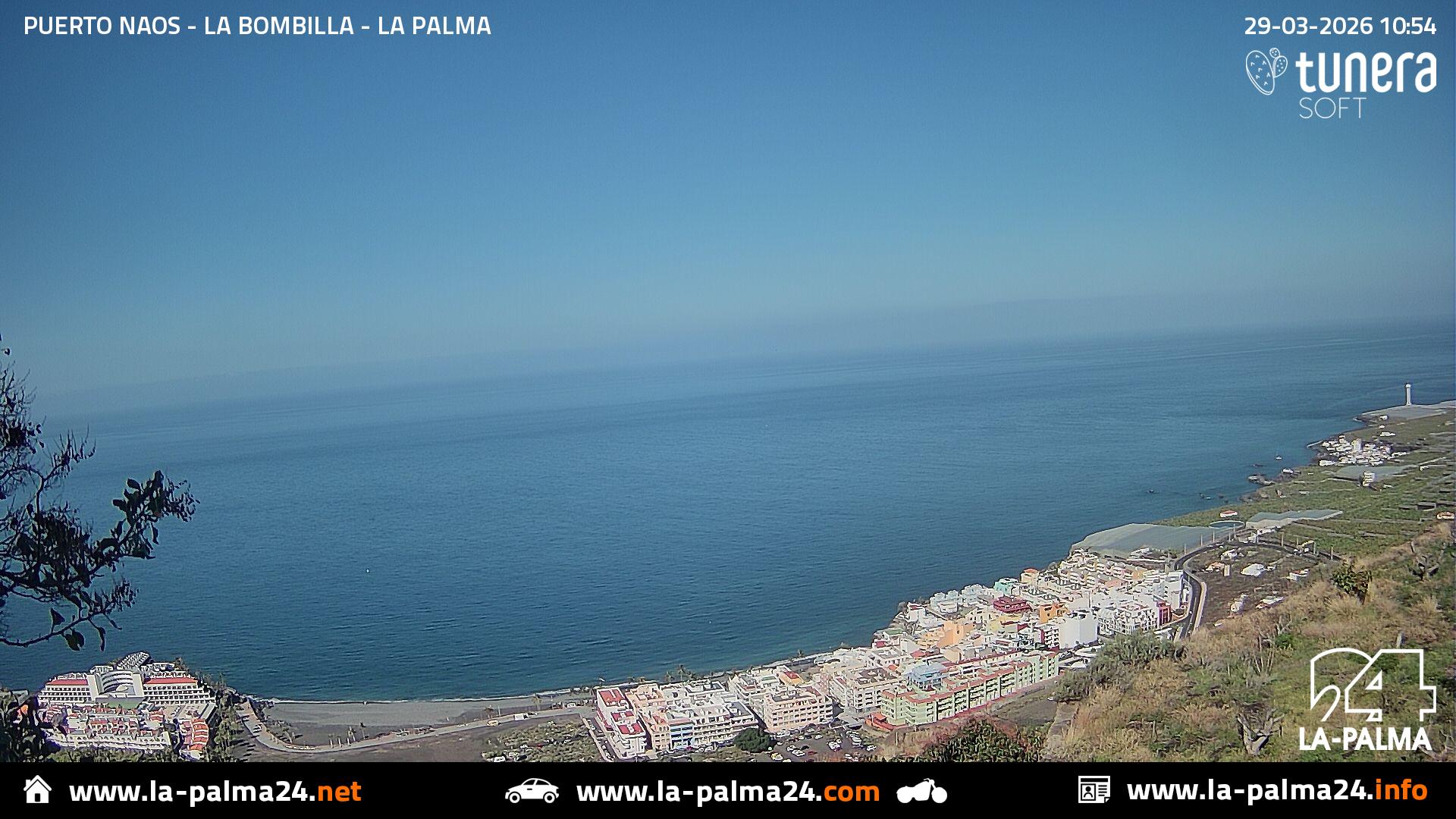 Puerto naos - Bombilla Webcam Live