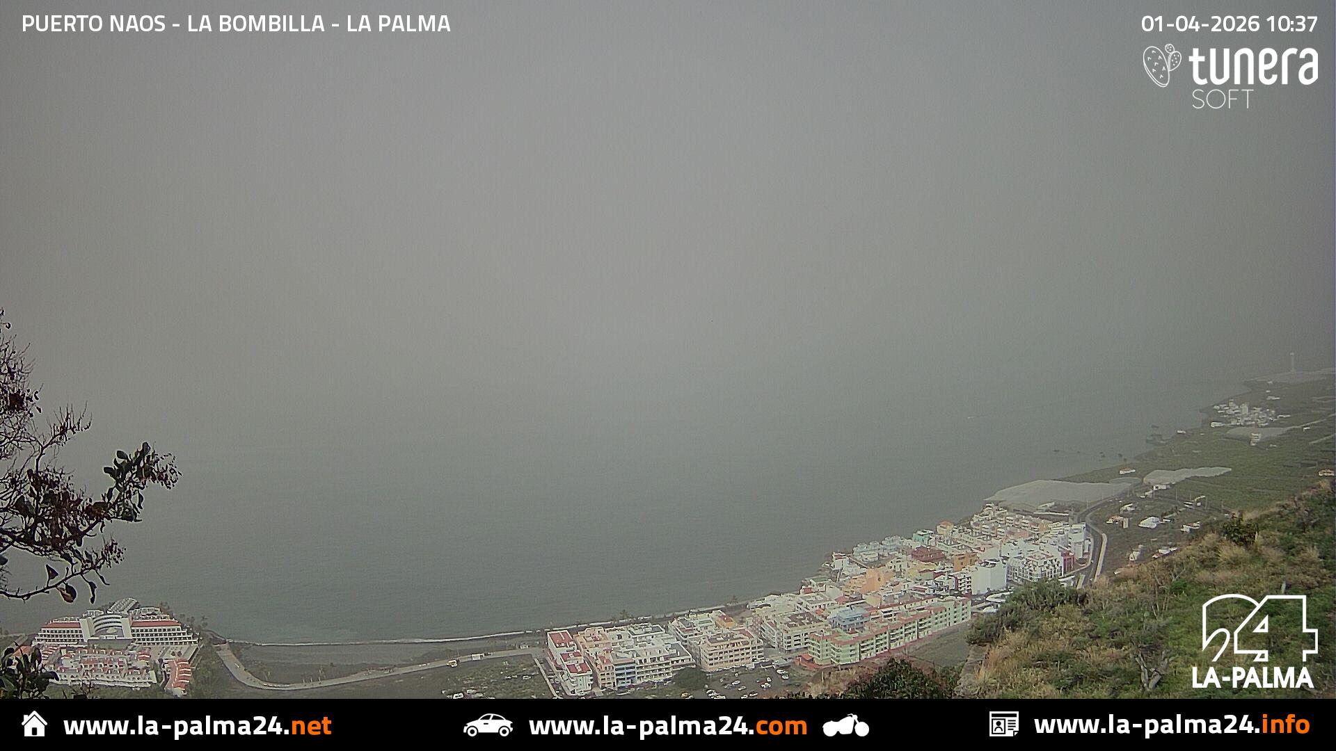 Puerto naos - Bombilla Webcam Live