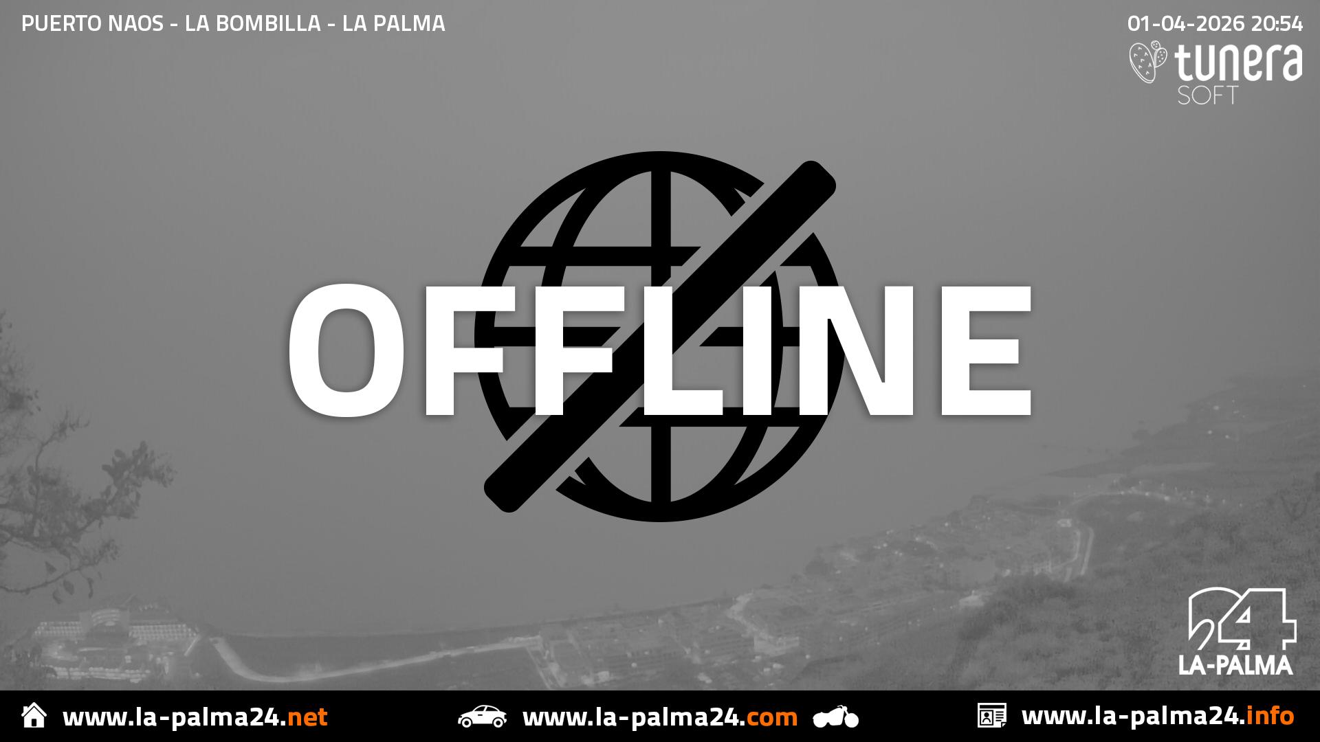 Webcam Puerto Naos - Bombilla view