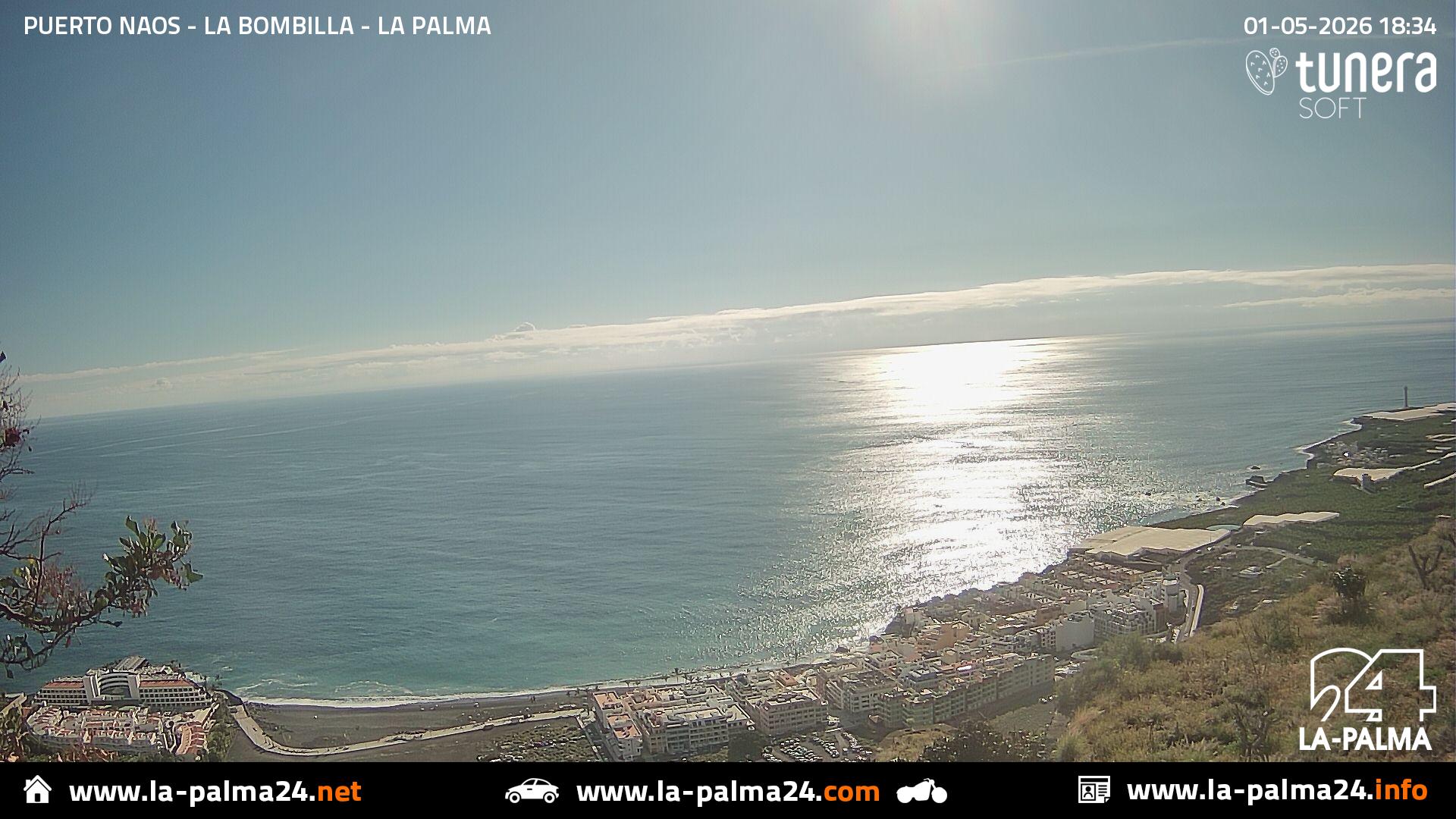 Webcam Puerto Naos - Bombilla view