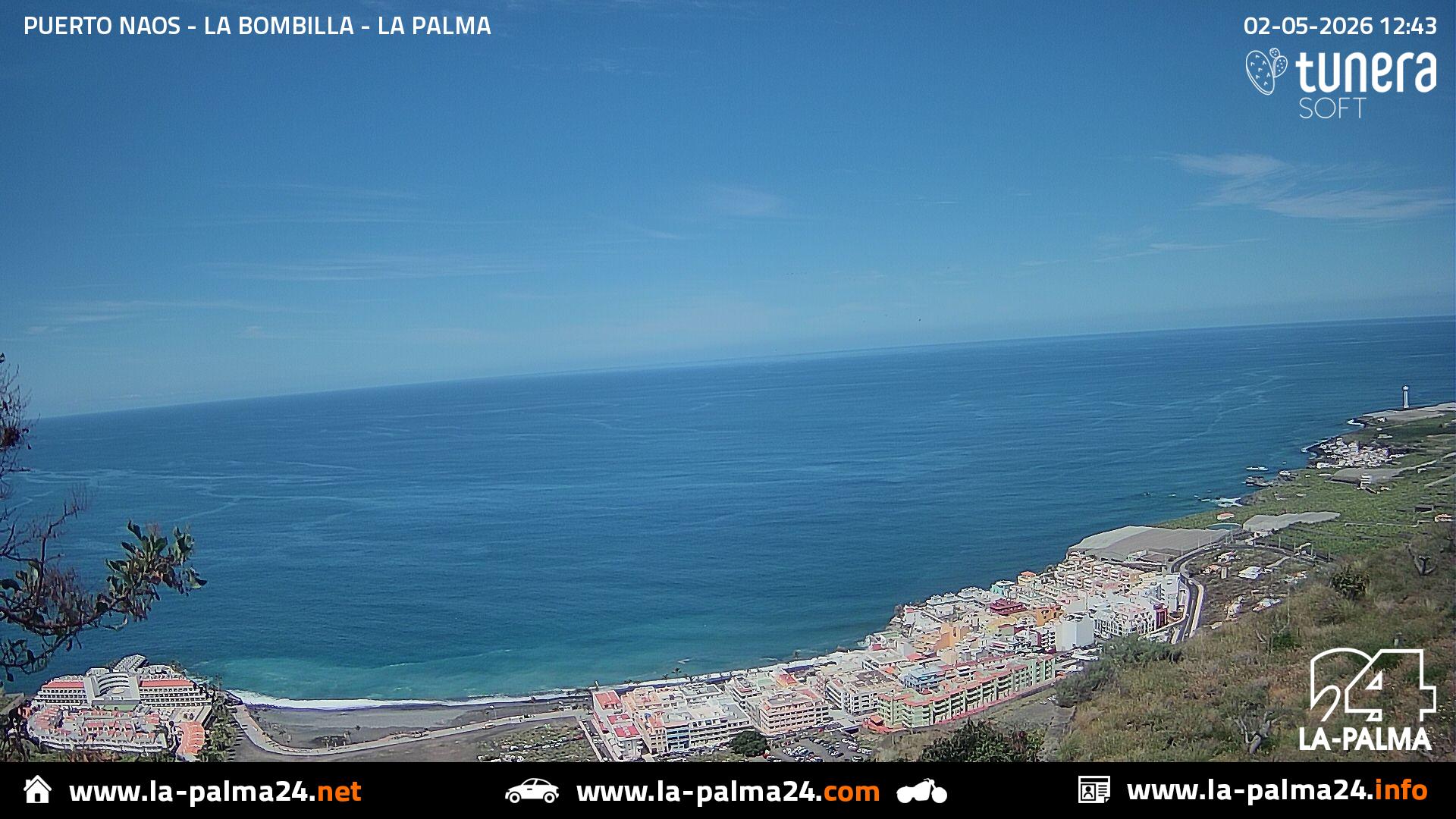 Puerto naos - Bombilla Webcam Live