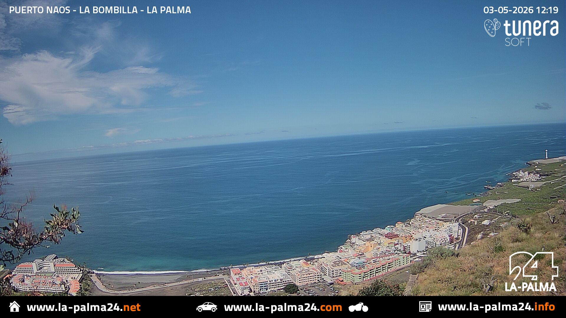 Puerto naos - Bombilla Webcam Live