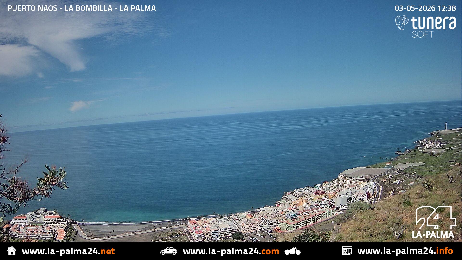 Puerto naos - Bombilla Webcam Live