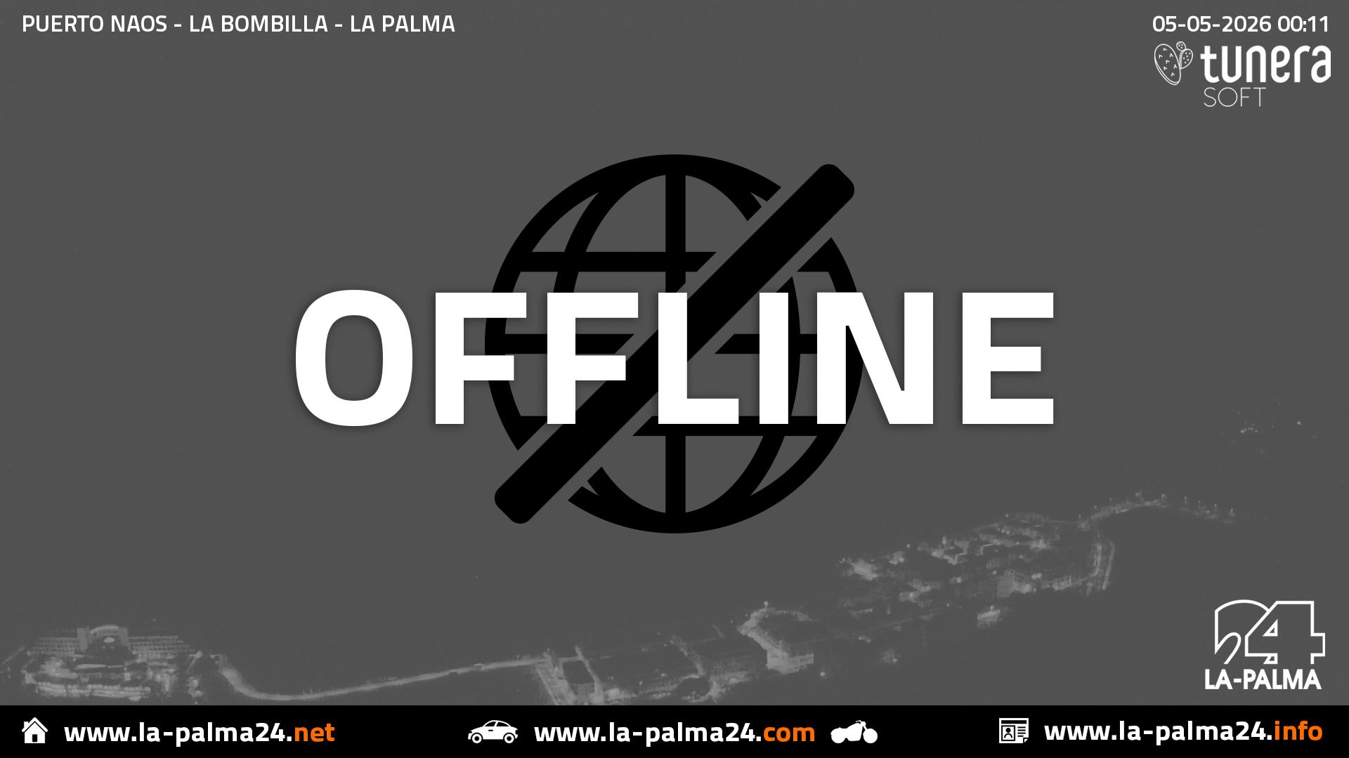 Webcam Puerto Naos - Bombilla view
