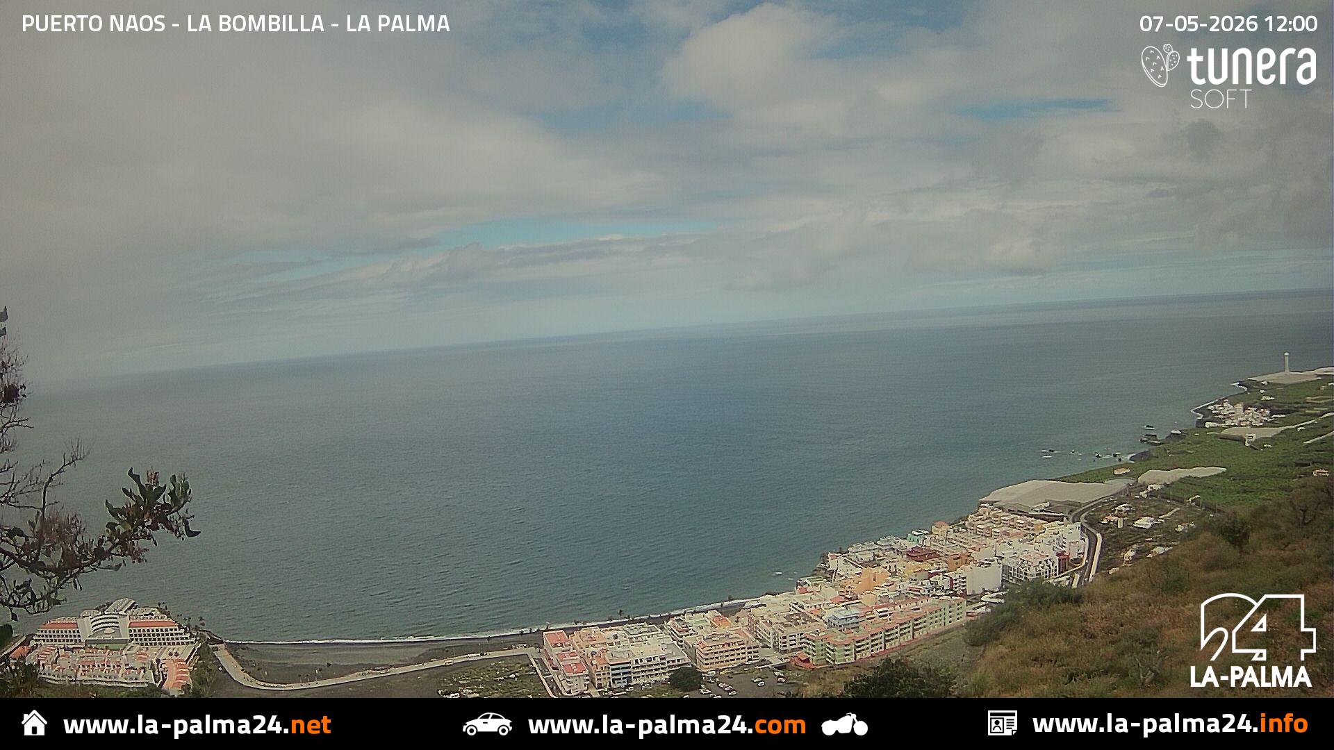 Puerto naos - Bombilla Webcam Live