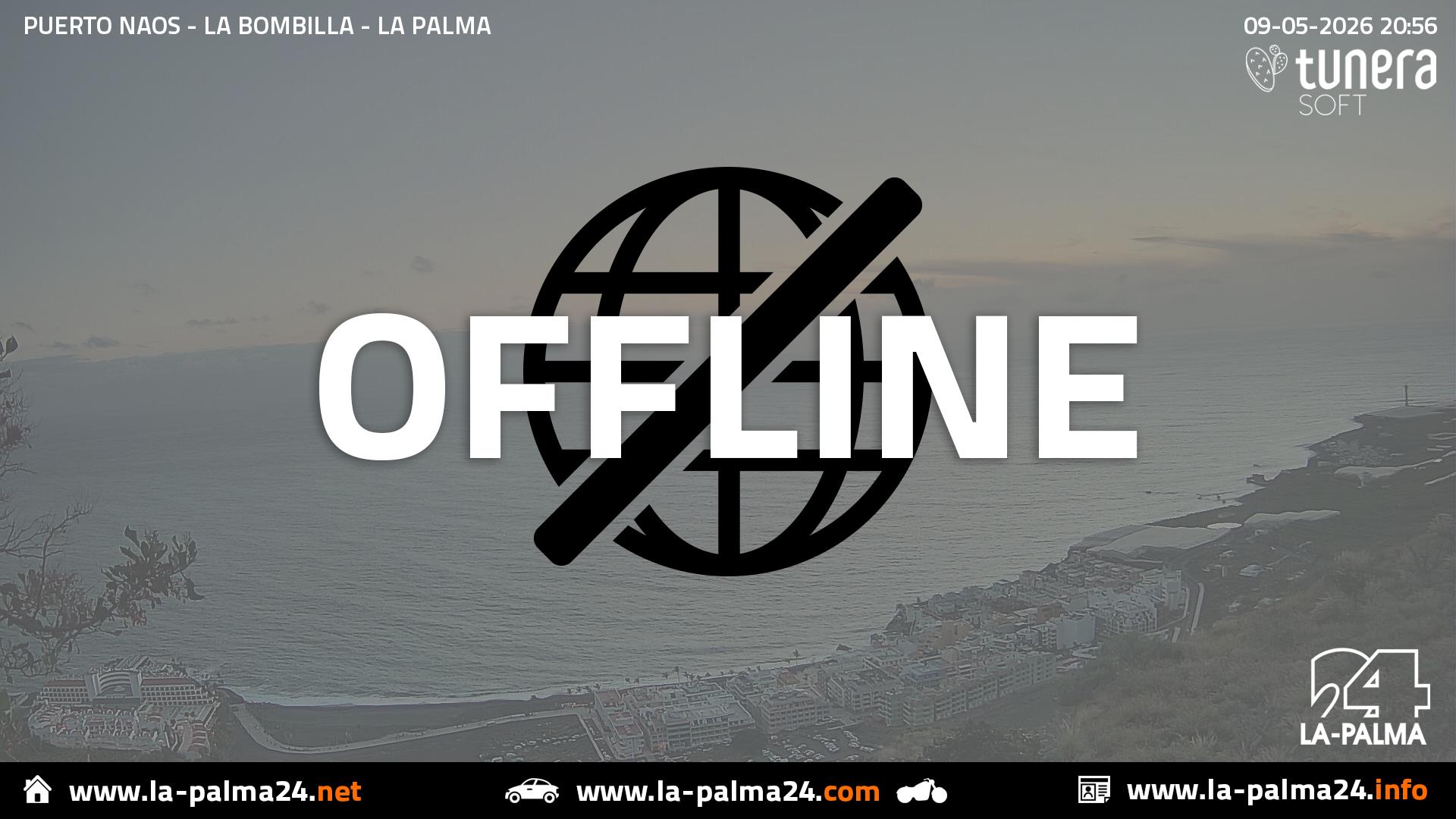 Puerto naos - Bombilla Webcam Live