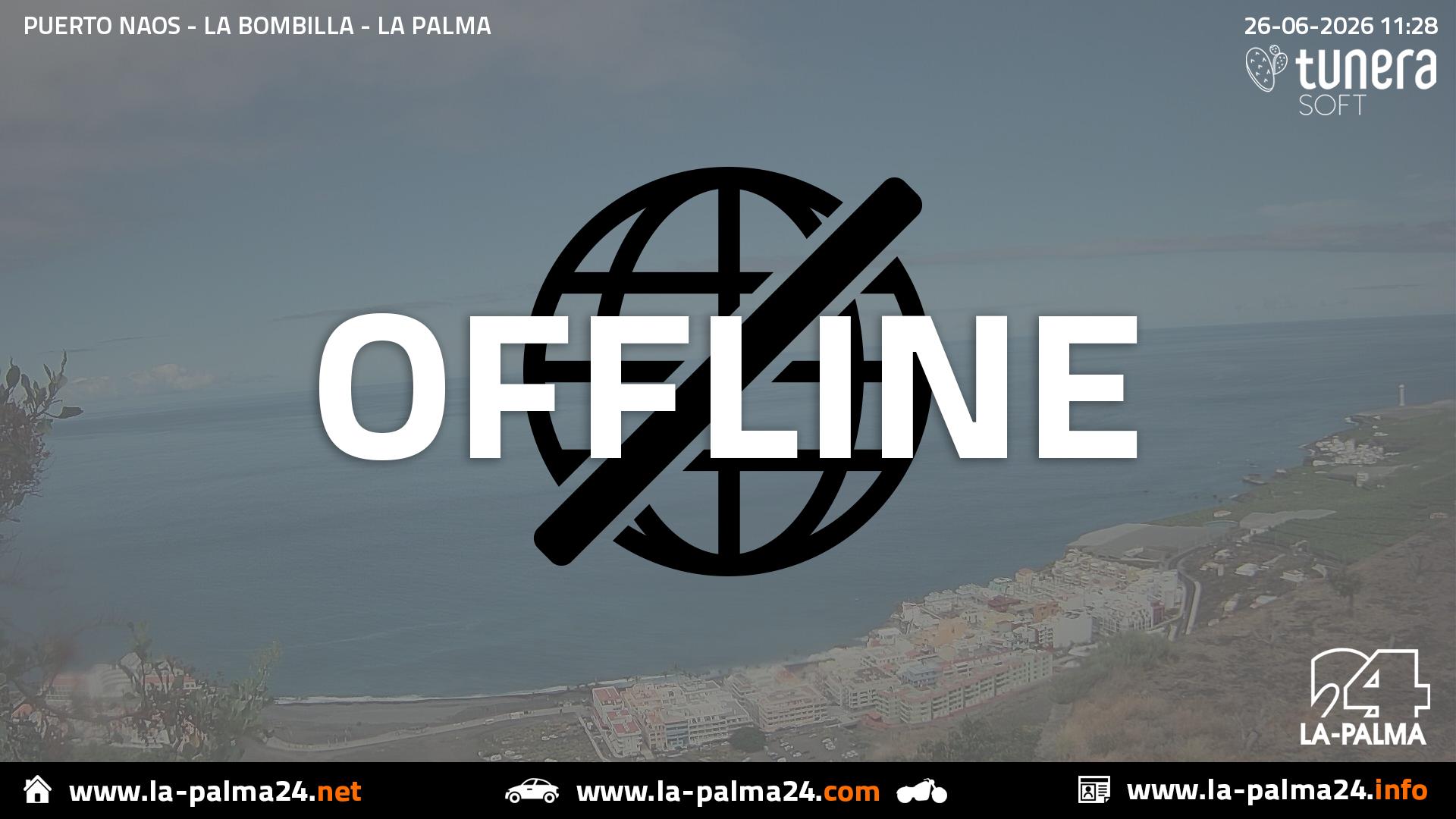 Puerto naos - Bombilla Webcam Live