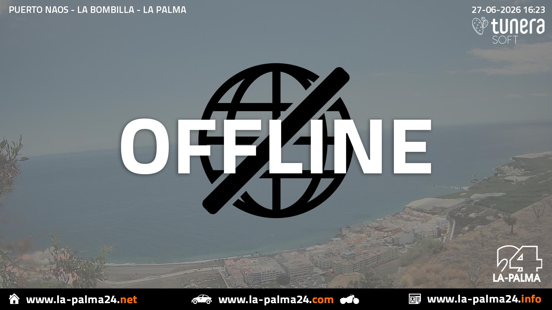 Puerto naos - Bombilla Webcam Live
