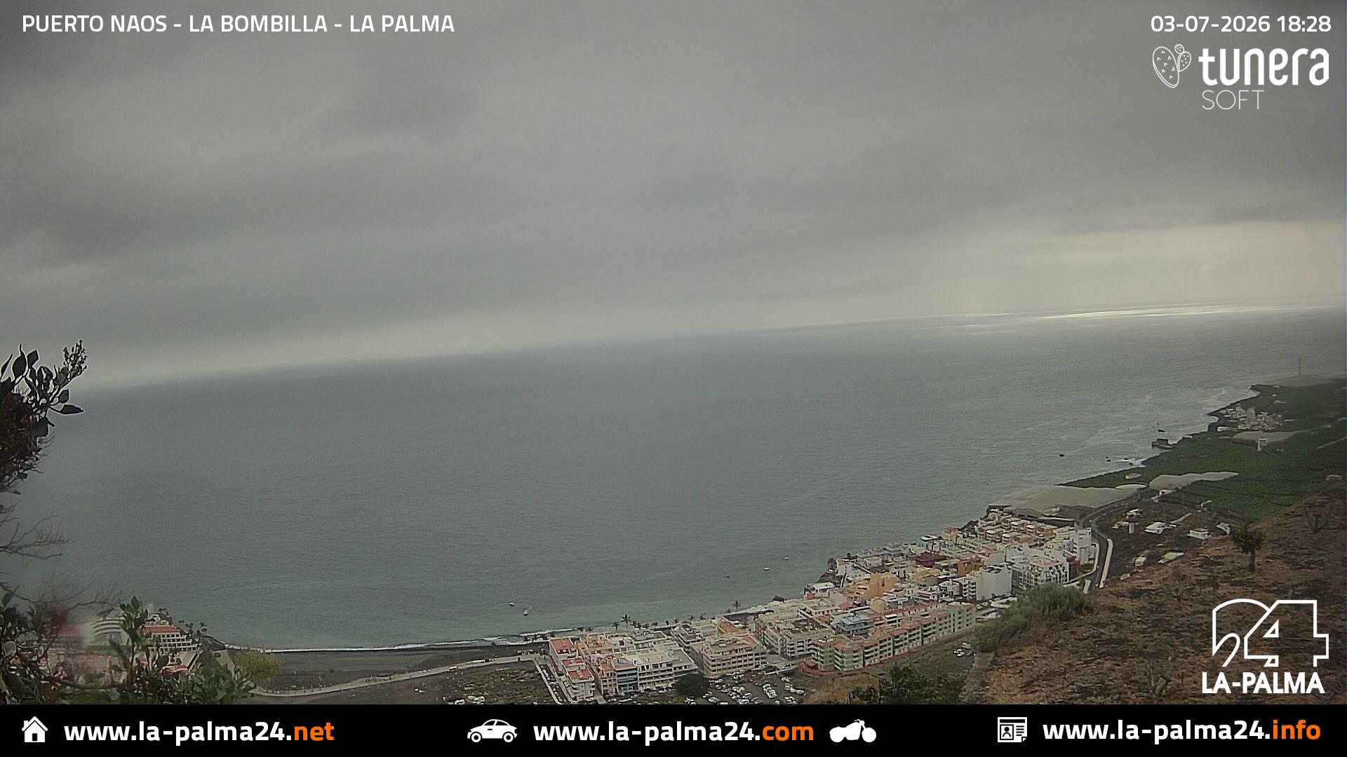 Puerto naos - Bombilla Webcam Live
