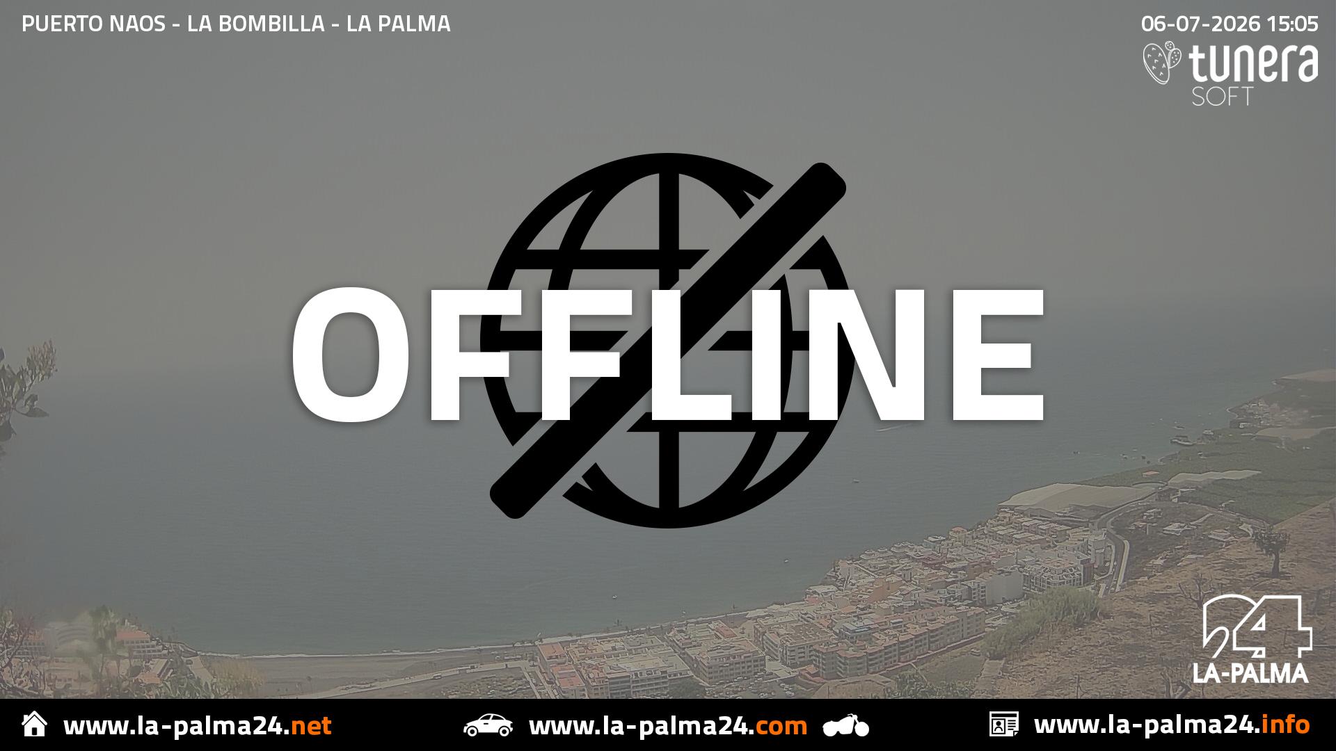 Puerto naos - Bombilla Webcam Live
