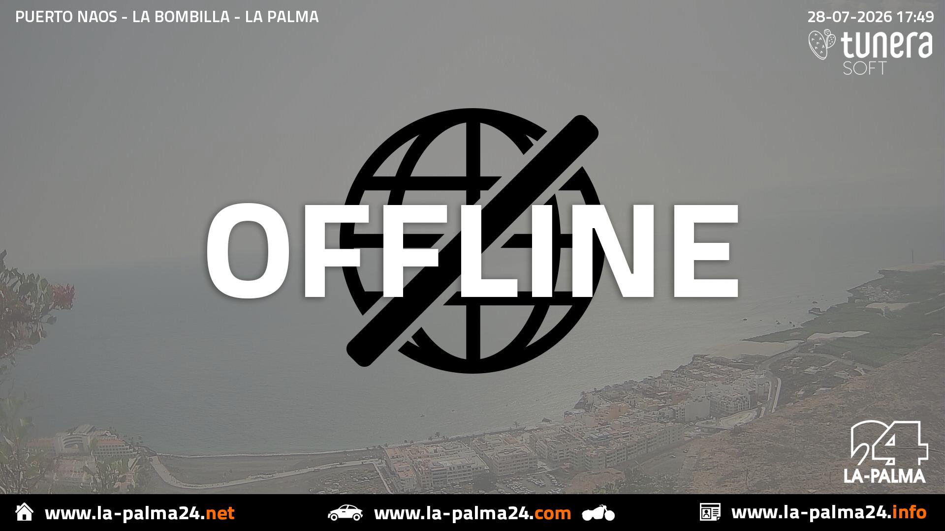 Puerto naos - Bombilla Webcam Live